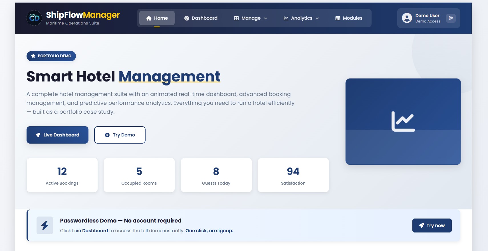 HotelFlow Manager preview