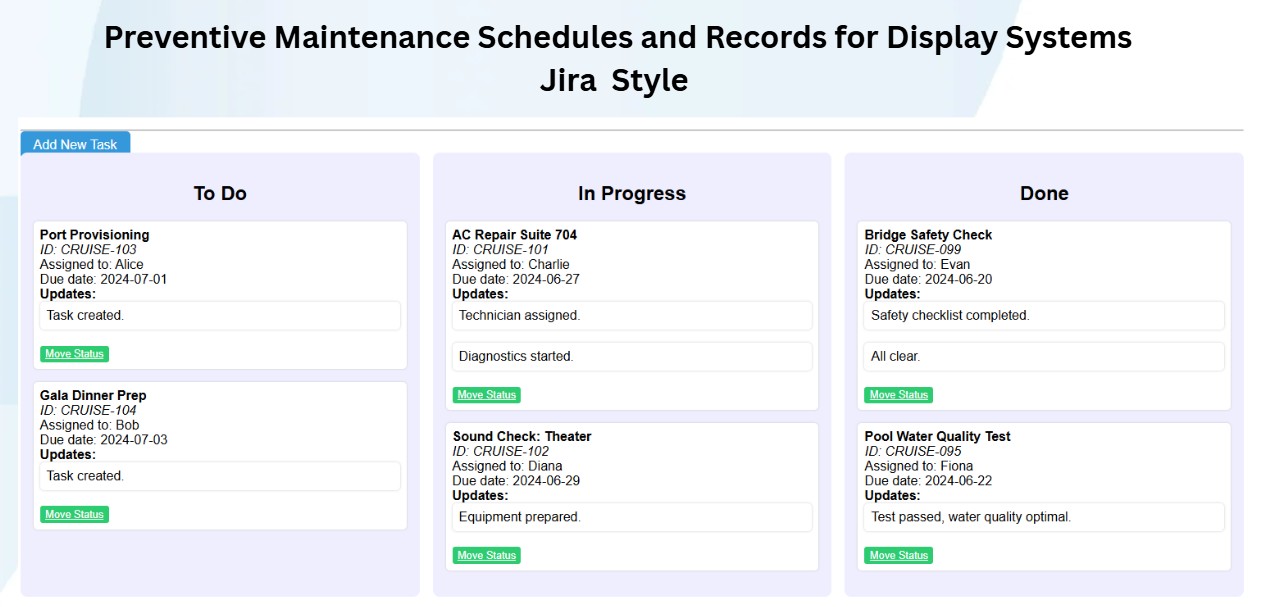 Preventive Maintenance Workflow